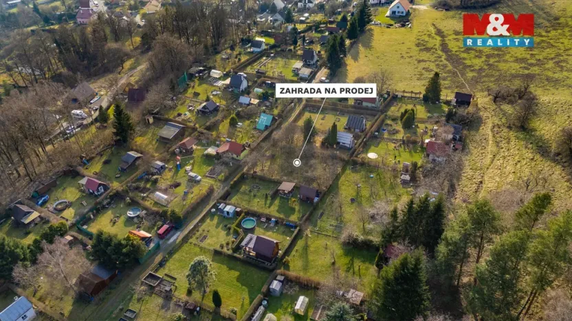 Prodej zahrady, Česká Kamenice, 435 m2