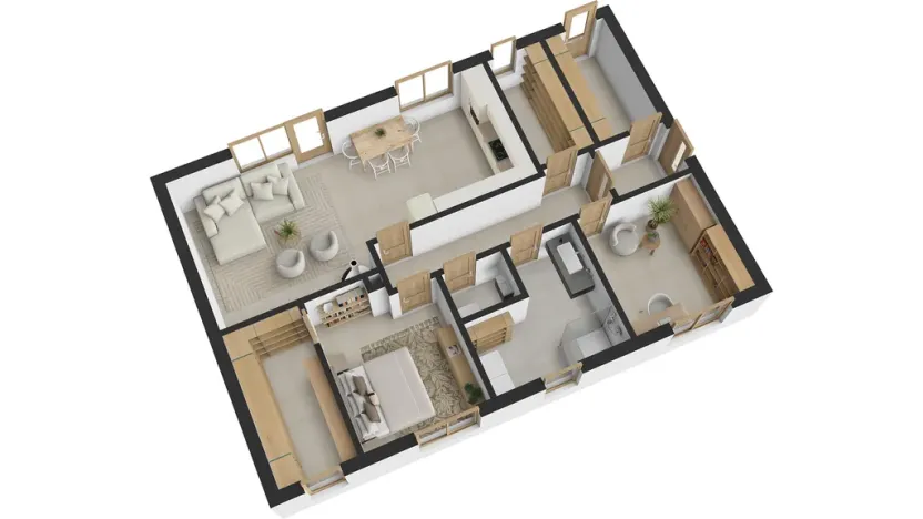 Prodej rodinného domu, Tvarožná Lhota, 107 m2