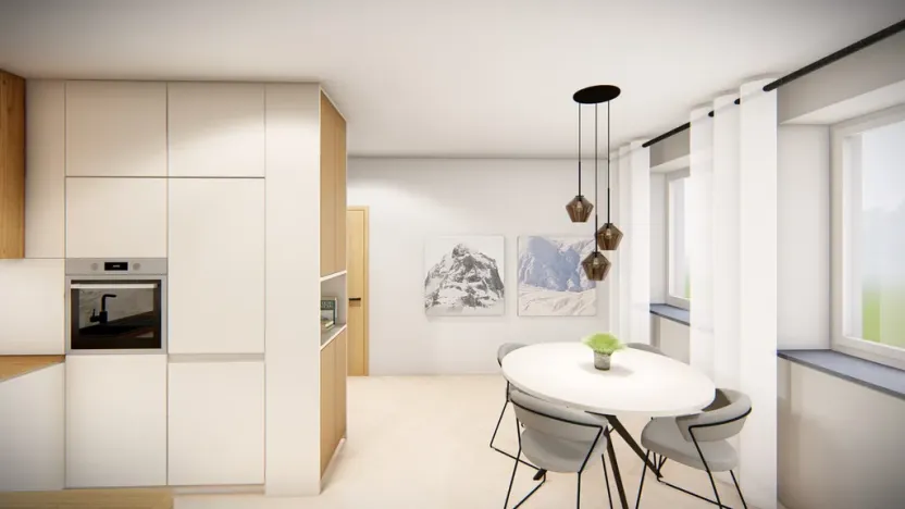 Prodej bytu 2+1, Zubří, Hlavní, 80 m2