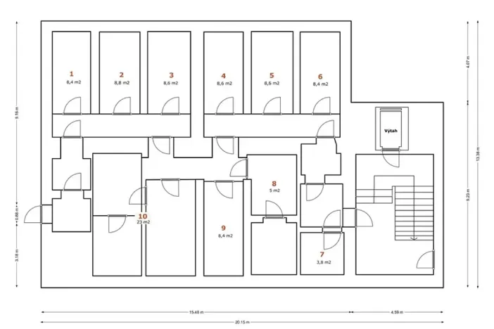 Pronájem - jiné, Brno, Klatovská, 9 m2