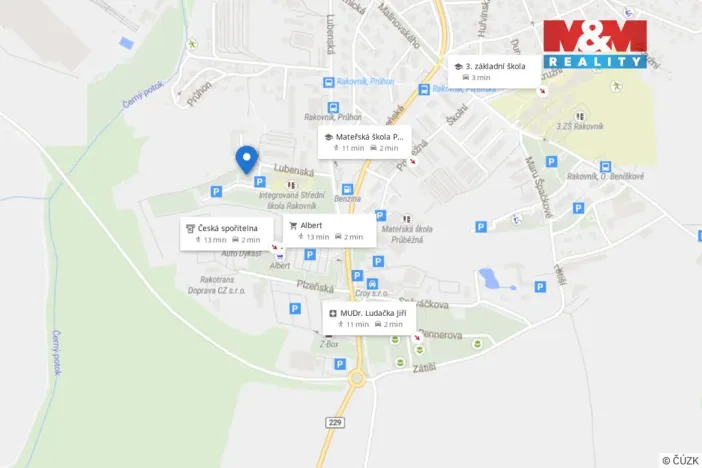 Pronájem bytu 1+kk, Rakovník - Rakovník II, Lubenská, 34 m2