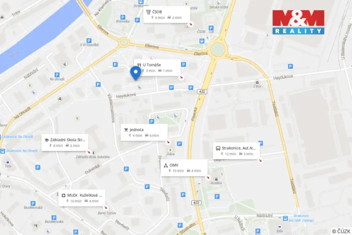 Pronájem bytu 2+1, Strakonice - Strakonice I, Heydukova, 67 m2