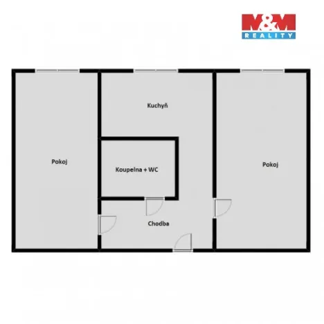 Prodej bytu 2+1, Karviná - Ráj, Kosmonautů, 54 m2