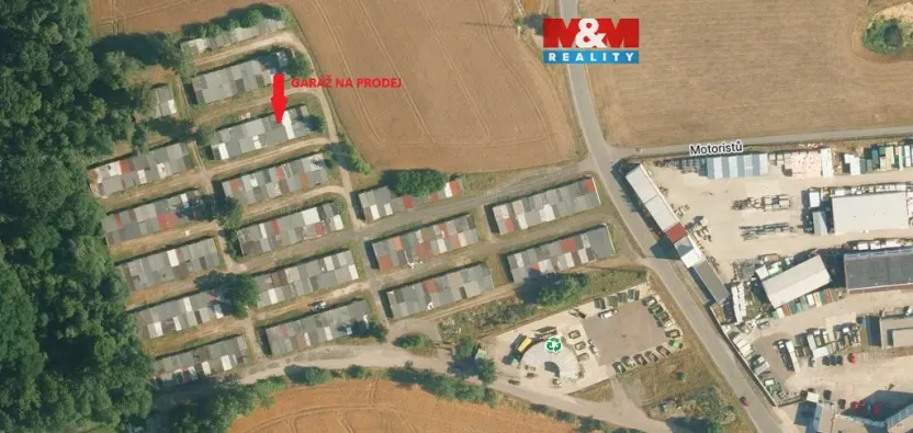 Prodej garáže, Pardubice, 17 m2