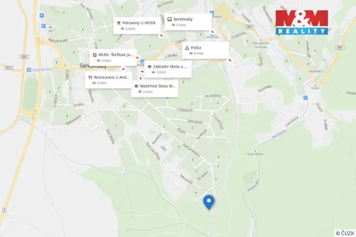 Prodej rodinného domu, Senohraby, Nad stráněmi, 92 m2