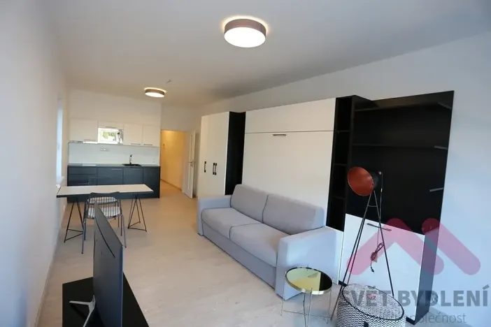 Pronájem bytu 1+kk, Praha - Karlín, U Mlýnského kanálu, 42 m2