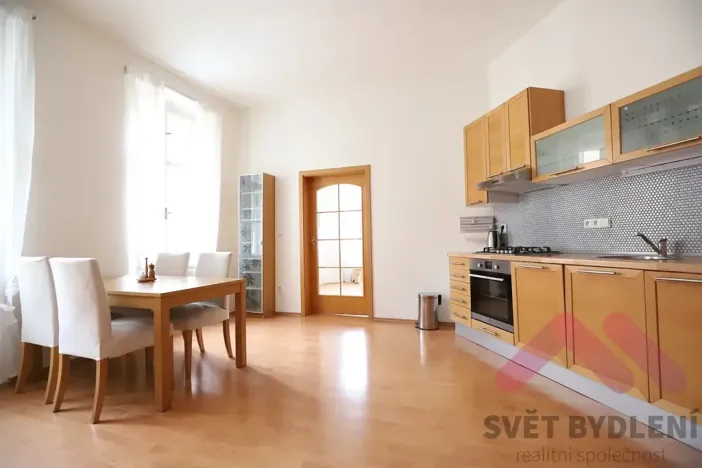 Pronájem bytu 2+kk, Praha - Nové Město, Koubkova, 53 m2