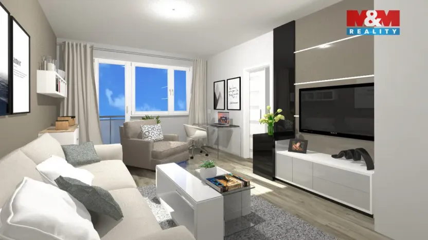 Prodej bytu 2+1, Most, Slovenského národního povstání, 50 m2