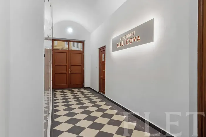 Pronájem bytu 1+kk, Praha - Žižkov, Milíčova, 28 m2