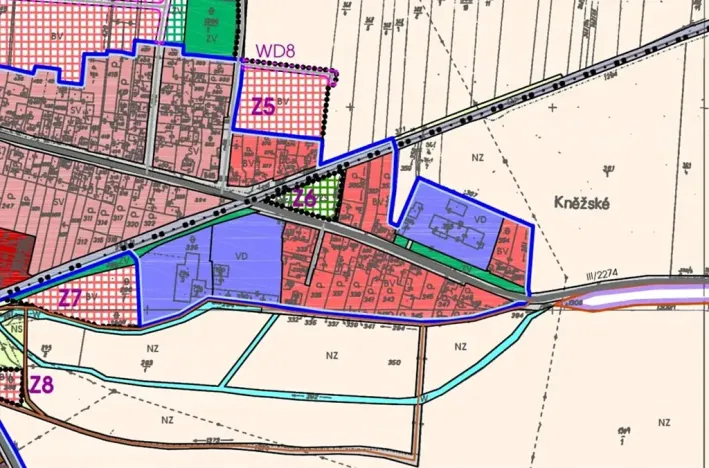 Prodej louky, Kněževes, Pražská, 4922 m2