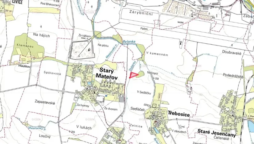 Prodej pole, Třebosice, 7419 m2