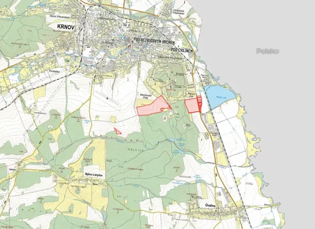 Prodej pole, Krnov, 55519 m2