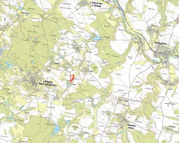 Prodej pole, Krásná Hora, 35461 m2