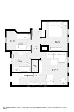 Pronájem bytu 3+kk, Praha - Cholupice, Kestřanská, 67 m2