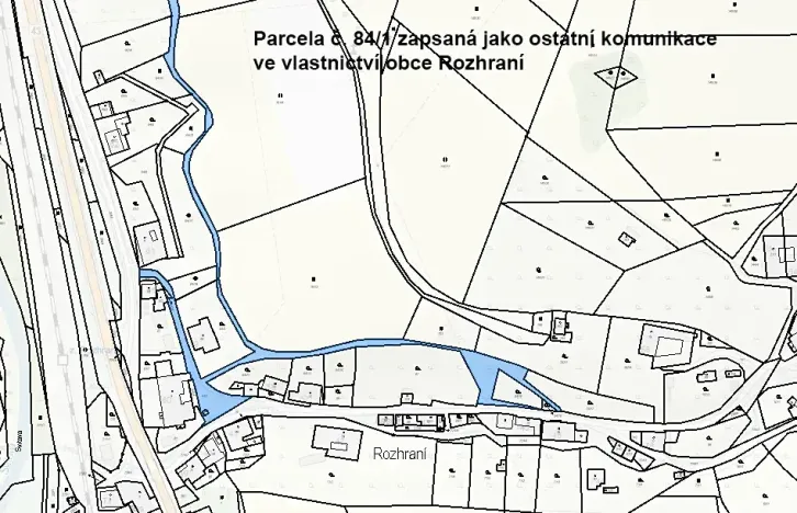 Prodej pozemku pro bydlení, Rozhraní, 7266 m2