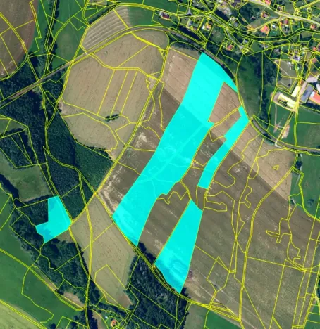 Prodej podílu pole, Pustá Kamenice, 9867 m2