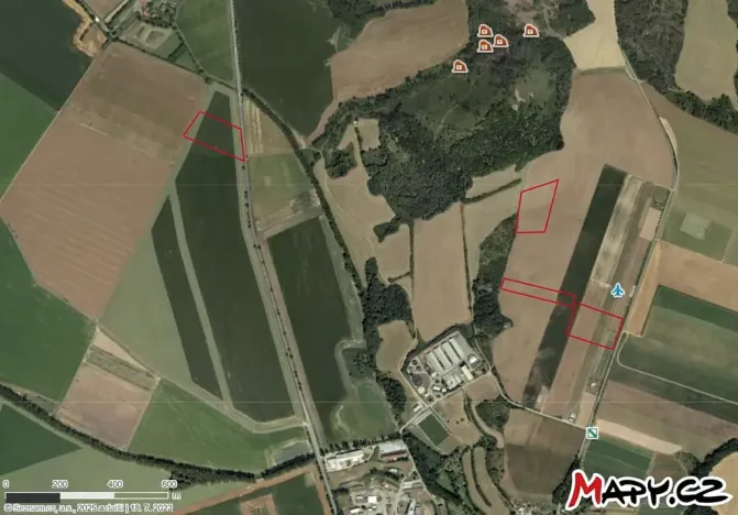 Prodej podílu pole, Bořitov, 9425 m2