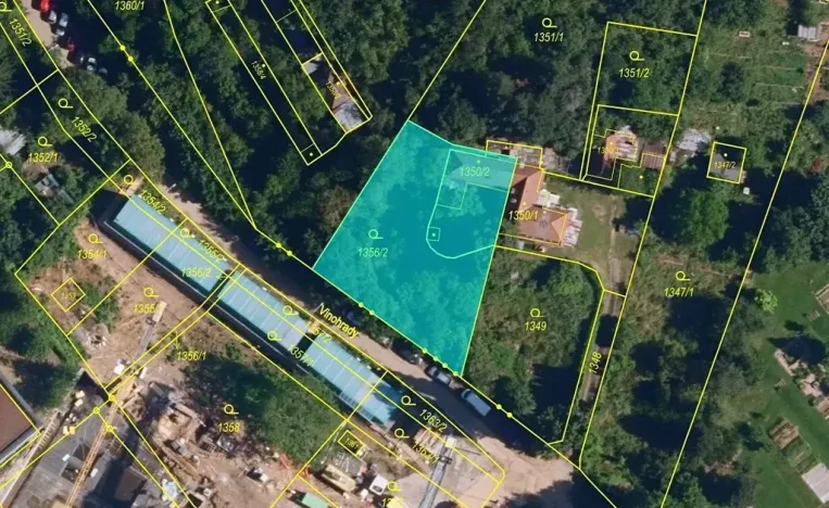 Prodej zahrady, Brno, Vinohrady, 990 m2