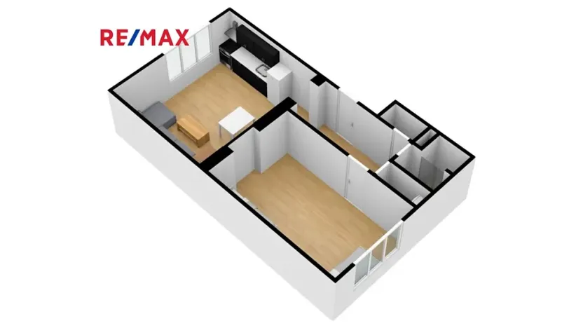 Pronájem bytu 2+kk, Přehýšov, 54 m2