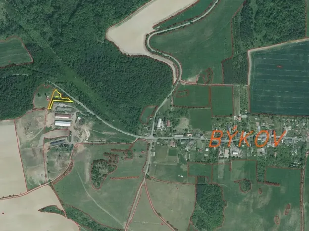 Dražba louky, Býkov-Láryšov, 2300 m2