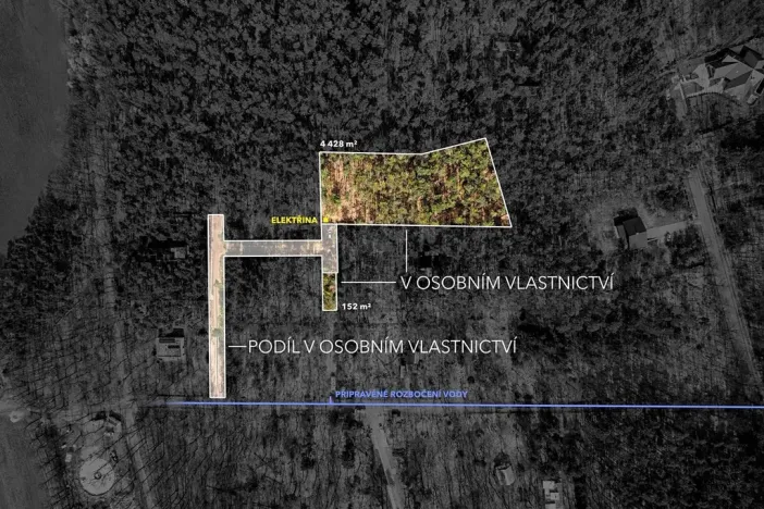 Prodej pozemku pro bydlení, Hradištko, Kersko, 4600 m2