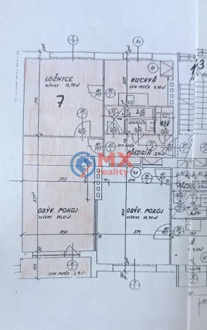 Pronájem bytu 2+1, Vlašim, Prokopova, 62 m2
