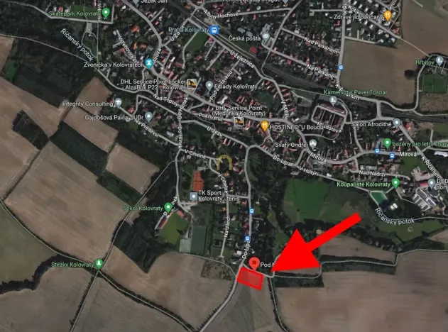 Prodej pozemku pro bydlení, Praha, Pod Náhonem, 933 m2