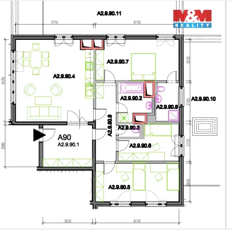 Prodej bytu 4+kk, Praha - Kamýk, U Kamýku, 116 m2