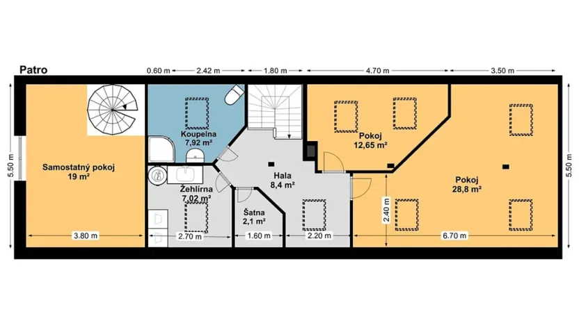 Prodej rodinného domu, Čtyřkoly, 180 m2