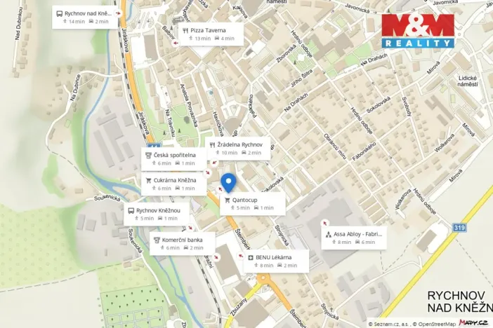 Pronájem obchodního prostoru, Rychnov nad Kněžnou, Sokolovská, 45 m2