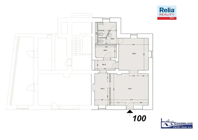 Pronájem obchodního prostoru, Liberec, Hodkovická, 65 m2