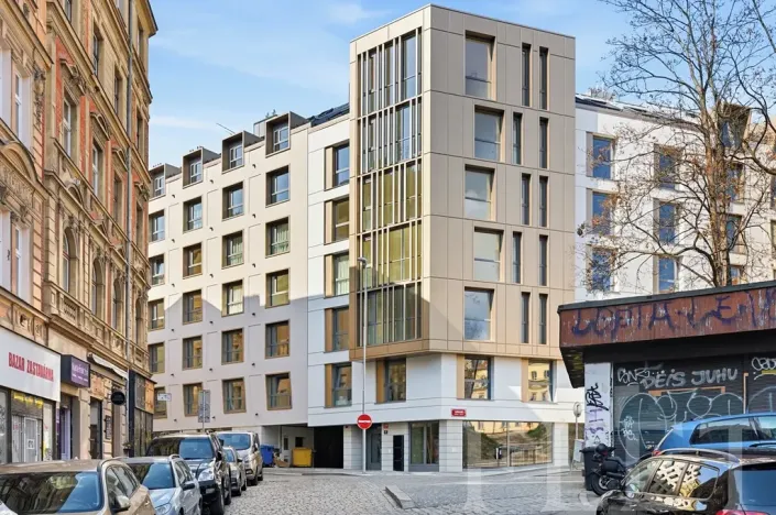 Pronájem bytu 1+kk, Praha - Vršovice, Krymská, 24 m2