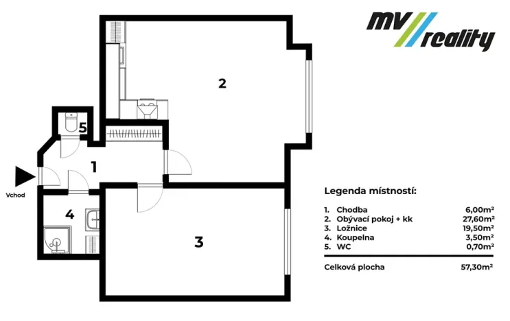 Prodej bytu 2+kk, Praha - Nové Město, Novomlýnská, 65 m2