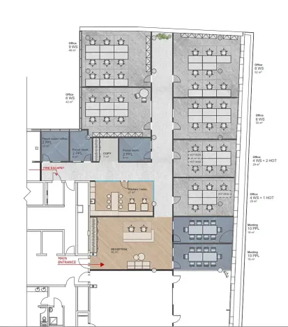 Pronájem kanceláře, Praha - Karlín, Křižíkova, 488 m2