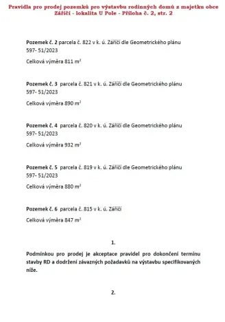 Prodej pozemku pro bydlení, Záříčí, 811 m2