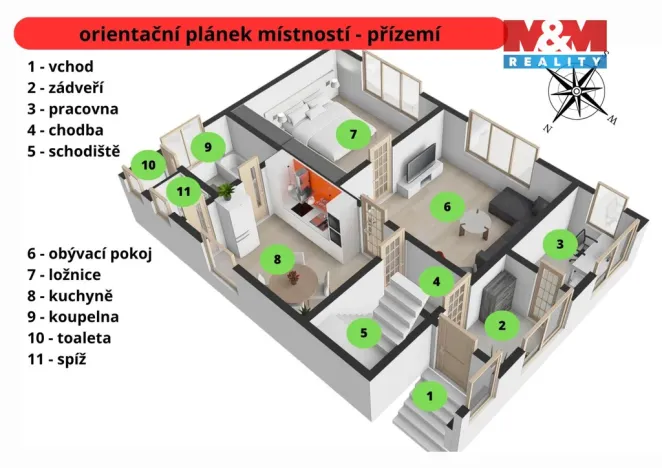 Prodej rodinného domu, Ledeč nad Sázavou, Na Rámech, 109 m2