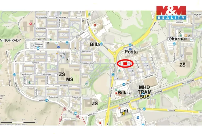 Prodej bytu 3+1, Brno - Líšeň, Vlkova, 63 m2