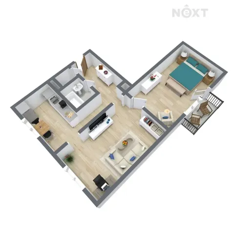 Prodej bytu 2+1, Žatec, Podměstí, 55 m2