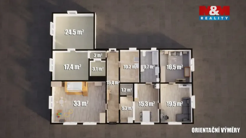 Prodej rodinného domu, Bříza, 172 m2