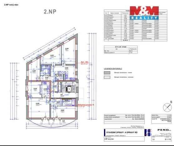 Prodej bytu 3+1, Praha - Hlubočepy, Pod třešněmi, 68 m2