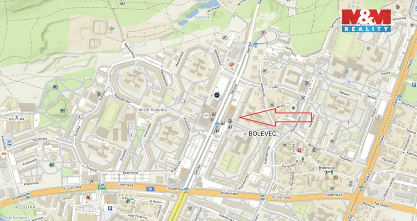 Prodej bytu 3+1, Plzeň - Bolevec, Gerská, 63 m2