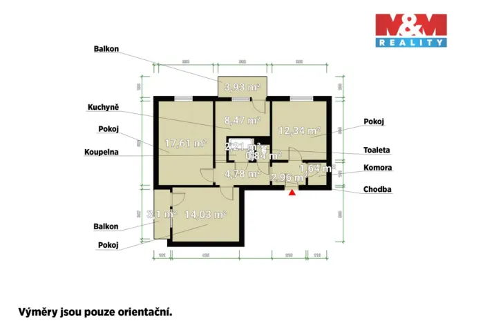 Prodej bytu 3+1, Beroun - Beroun-Město, Košťálkova, 67 m2