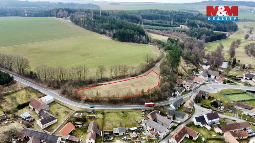 Prodej pozemku pro bydlení, Počaply, 3403 m2