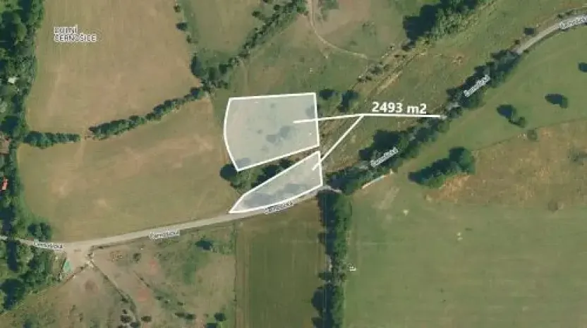 Prodej pole, Praha - Lipence, 2493 m2