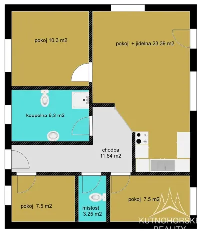 Prodej rodinného domu, Miskovice, 71 m2