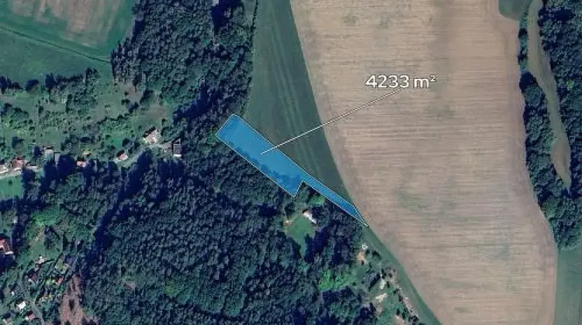 Prodej podílu pole, Lanžov, 1058 m2