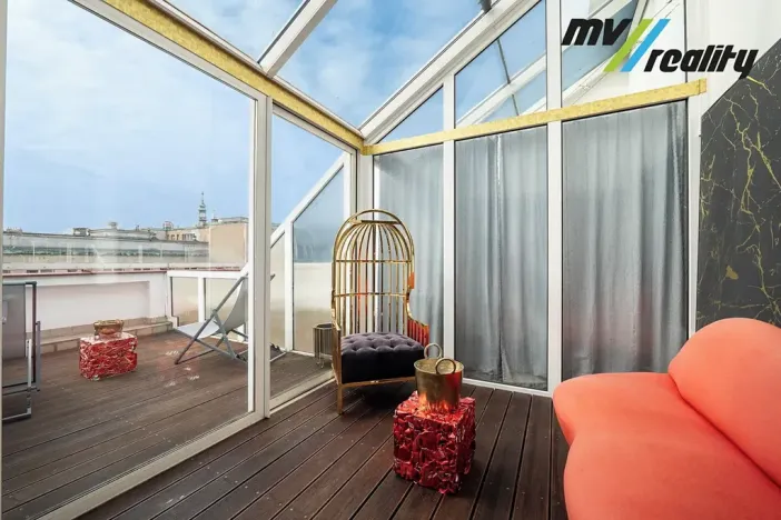 Pronájem atypického bytu, Praha - Nové Město, Malá Štěpánská, 129 m2