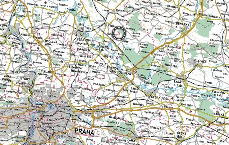 Prodej pole, Dřísy, 8020 m2