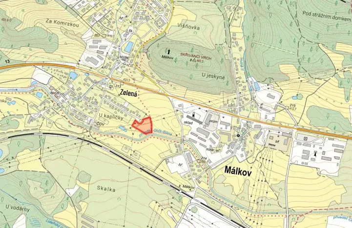 Prodej pozemku pro bydlení, Málkov, 6321 m2