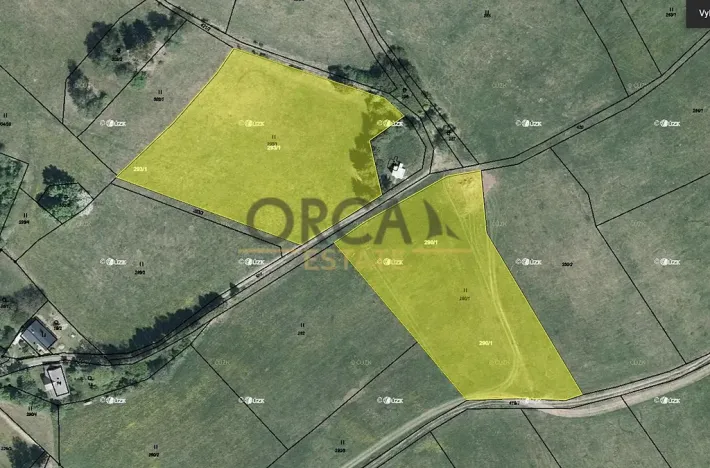 Prodej podílu louky, Sendraž, 6457 m2